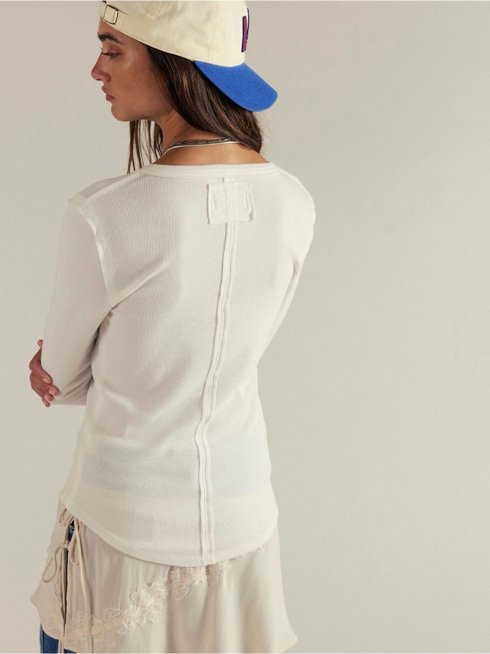 Free people we the free Jamie Henley XS ivory EUC! - Picture 3 of 9